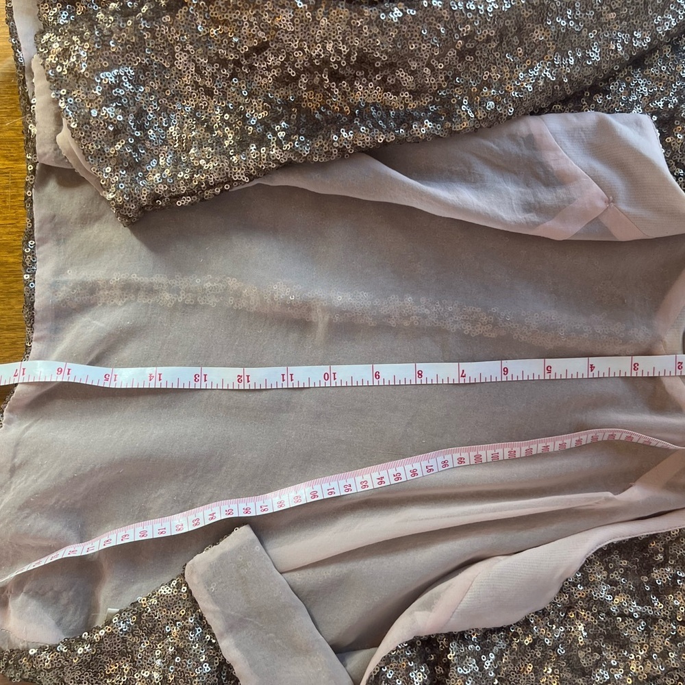 Sequin Line & Dot Rose Gold Jacket - Picture 14 of 17